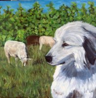 on-guard-dog-painting-malowany
