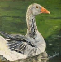 goose-water-painting-malowany