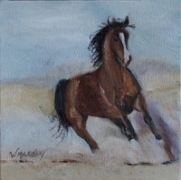 sliding-in-for-home-horse-painting