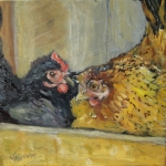 sharing-box-hens-painting-malowany